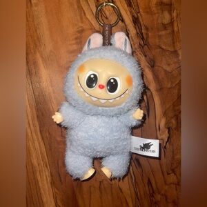 POP MART The Monsters Labubu Doll, Sea Salt Coconut Labubu Doll Gray